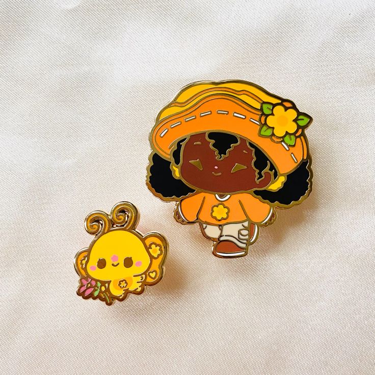 Set of 4 Enamel Pins